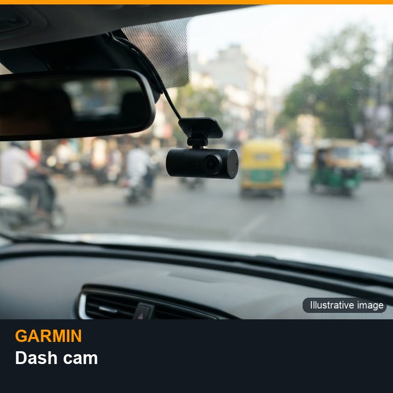 Illustrative image for Garmin Dash cam