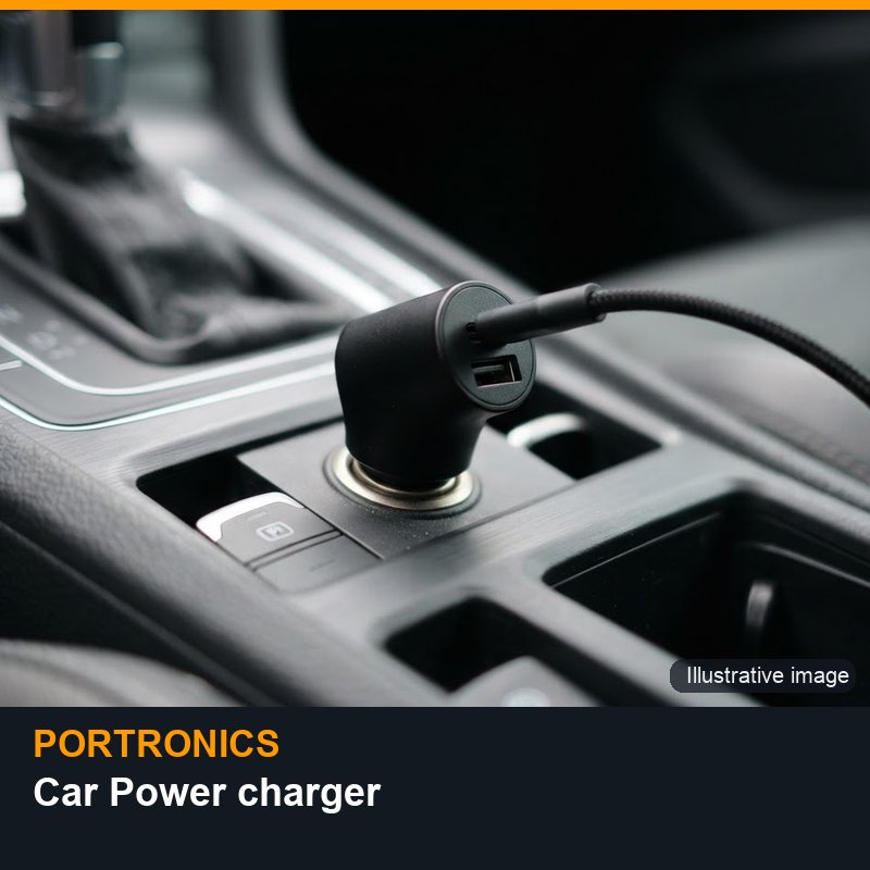 Illustrative image for Portronics Car Power charger