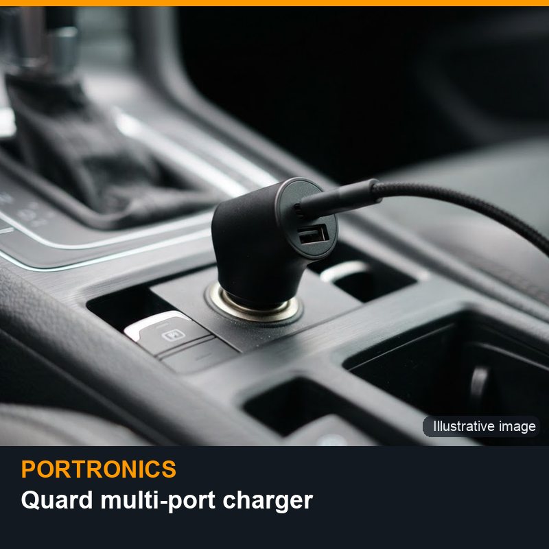 Illustrative image for Portronics Quard multi-port charger