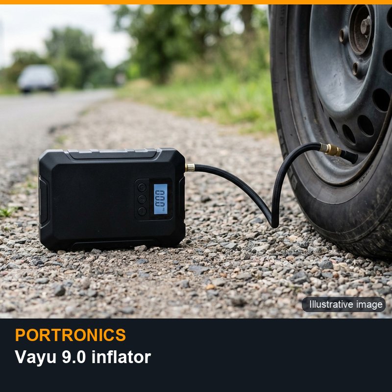 Illustrative image for Portronics Vayu 9.0 inflator